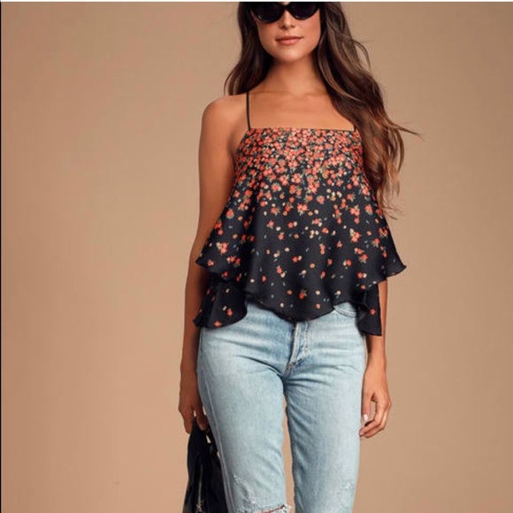 Floral printed tunic top - Picture 2 of 8